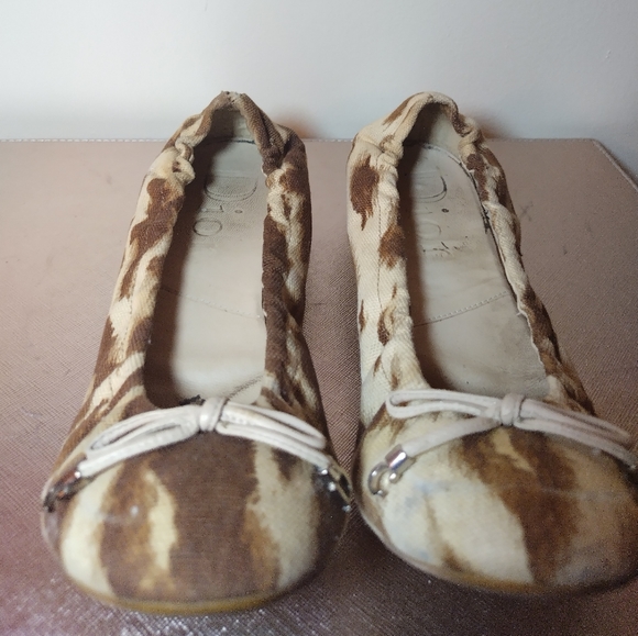 Dior flats fabric material with CD silver hardware size 36 - Picture 3 of 10